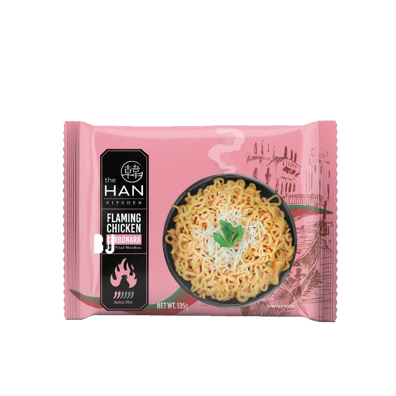 The Han Kitchen Flaming Chicken Carbonara
